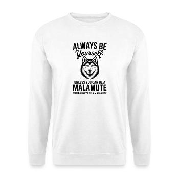 Dictons malamutes d’Alaska Don des Malamutes d’Alaska - Sweat-shirt Unisexe - blanc - Devant