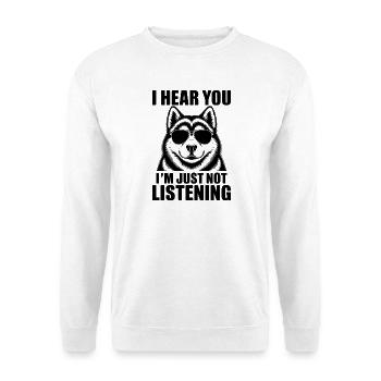 Dictons malamutes d’Alaska Don des Malamutes d’Alaska - Sweat-shirt Unisexe - blanc - Devant