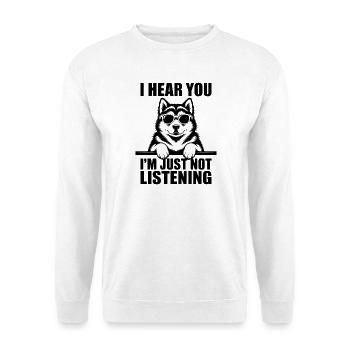 Dictons malamutes d’Alaska Don des Malamutes d’Alaska - Sweat-shirt Unisexe - blanc - Devant