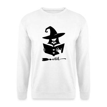 Sorcière – Cadeau Witch - Sweat-shirt Unisexe - blanc - Devant