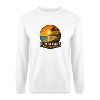 Punta Cana Dominican Republic Caribbean Holidays - Unisex Sweatshirt - white - Front