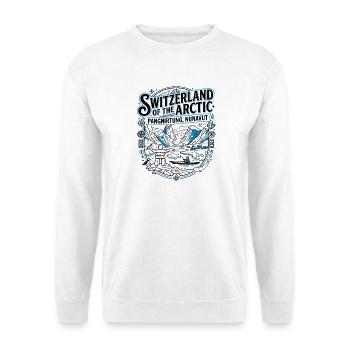 Switzerland of the Arctic Pangnirtung Nunavut - Unisex Sweatshirt - white - Front