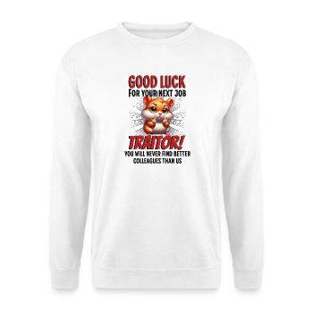 Funny Farewell Coworker - Unisex Sweatshirt - white - Front