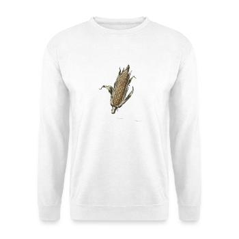  Zea Mays Historische Maispflanze Botanischer - Unisex Pullover - Weiß - Vorne