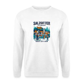 Salzgitter Germany Great City View Skyline - Unisex Sweatshirt - white - Front