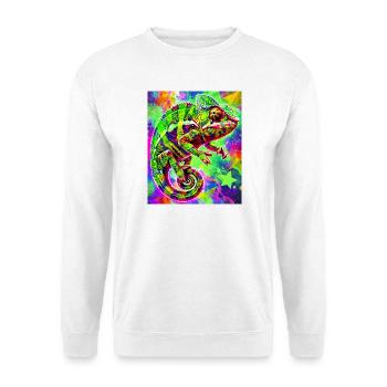 chameleon - Unisex Sweatshirt - white - Front