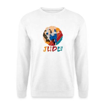 Judo Retro Vintage Arts Martial Judoka Projection - Sweat-shirt Unisexe - blanc - Devant