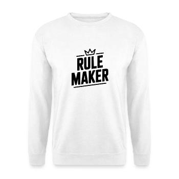 Rule Maker - Unisex Sweatshirt - white - Front