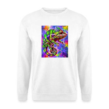 chameleon - Unisex Sweatshirt - white - Front