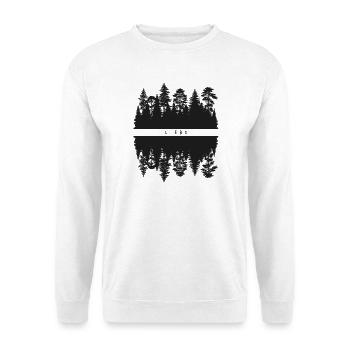 Wald - LIEBS - Unisex Pullover - Weiß - Vorne