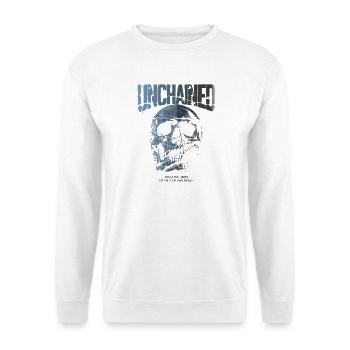 Unchained Skull Breaks Limits - Unisex Sweatshirt - white - Front