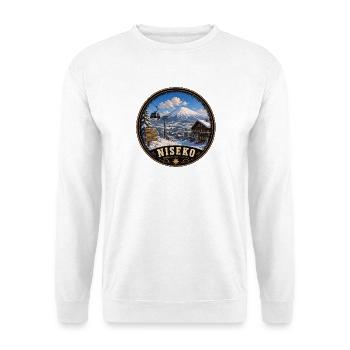Niseko Hokkaido Winter Holiday Skiing Snowboard - Unisex Sweatshirt - white - Front