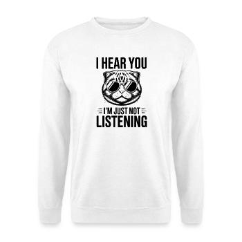 Scottish Folding Cat Scottish Fold Gift - Unisex Sweatshirt - white - Front