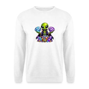 Alien Treasure Mage - Unisex Sweatshirt - white - Front