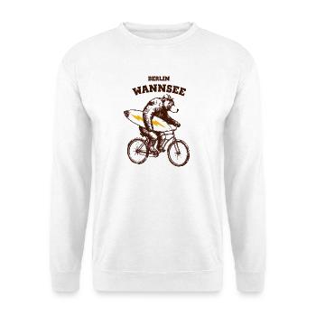 Berlin Bär Wannsee - Unisex Pullover - Weiß - Vorne