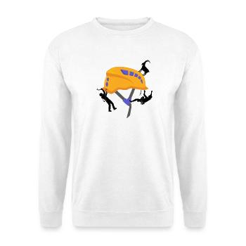 Casque de sécurité Casque d’escalade Alpiniste - Sweat-shirt Unisexe - blanc - Devant