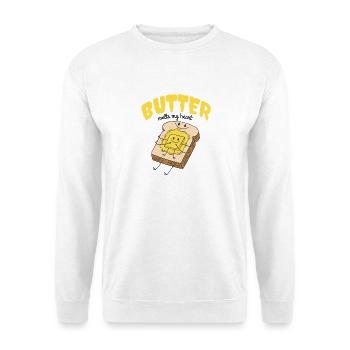 Toast & Butter - Unisex Sweatshirt - white - Front