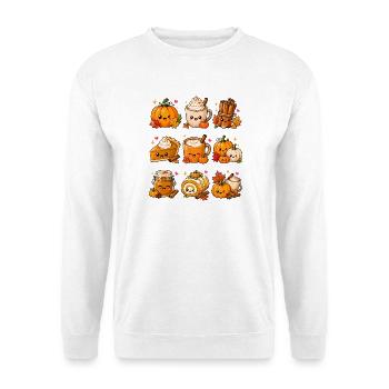 Kawaii Pumpkin Spice | Pumpkin, Autumn & Spices - Unisex Sweatshirt - white - Front