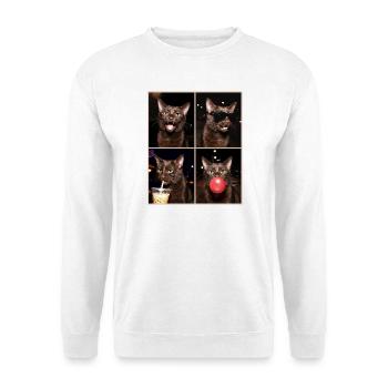 Chats Havana Cat - Sweat-shirt Unisexe - blanc - Devant