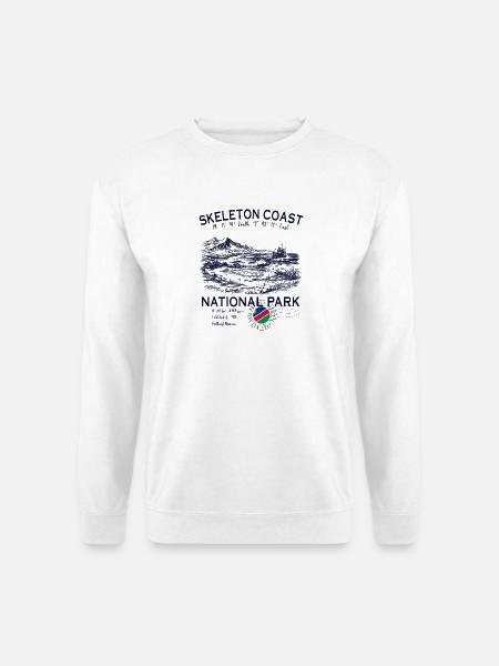 Skeleton Coast Nationalpark Namibia - Unisex Pullover - Weiß