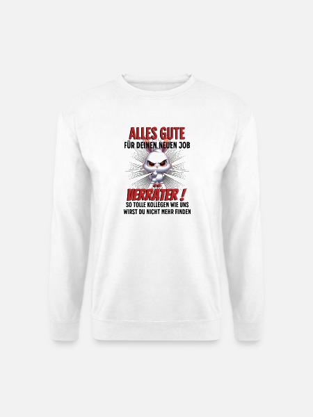 Kollegen Abschied Hase - Unisex Pullover - Weiß