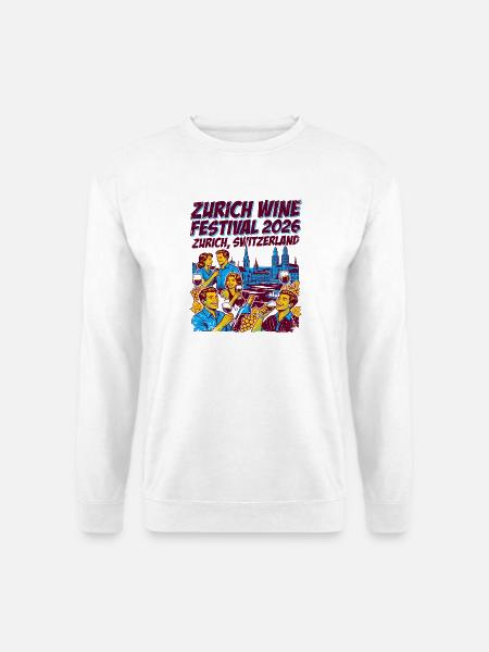 Zurich Wine Festival 2026 Celebration Event - Unisex Pullover - Weiß
