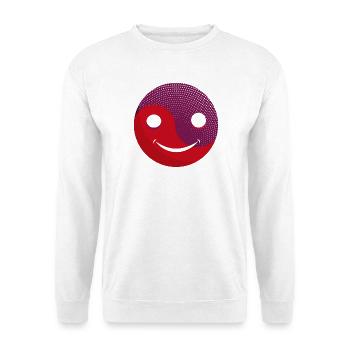 Qigong Qi Gong Tai Chi Chigong - Unisex Pullover - Weiß - Vorne - Alina (178cm) & Michal (187cm)