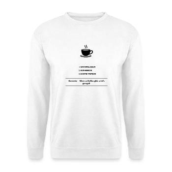 Kaffe - Unisex Pullover - Weiß - Vorne - Alina (178cm) & Michal (187cm)