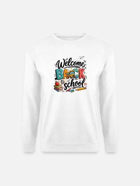 Back to School World Tour - Unisex Pullover - Weiß