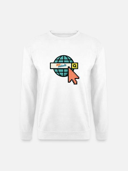 Verkaufen Sie Ihre Website - Unisex Pullover - Weiß