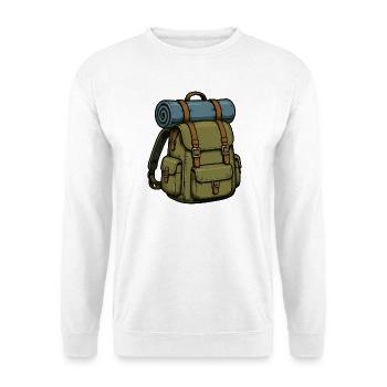 rucksack - Unisex Pullover - Weiß - Vorne - Alina (178cm) & Michal (187cm)