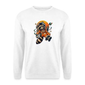 Orbit Bandit  - Unisex Pullover - Weiß - Vorne - Alina (178cm) & Michal (187cm)