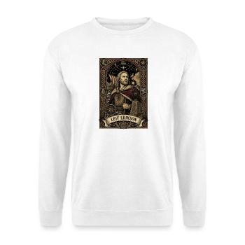  Leif Erikson Tarot - Unisex Pullover - Weiß - Vorne - Alina (178cm) & Michal (187cm)