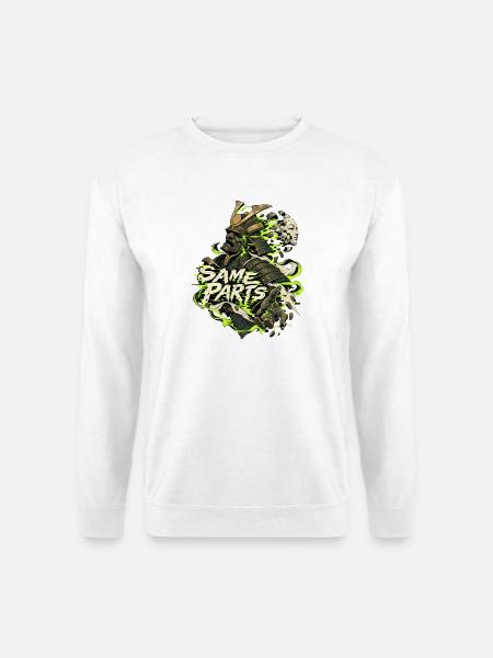 Neon Samurai: Same Parts - Unisex Pullover - Weiß
