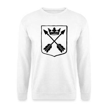 Dalarna - Unisex Pullover - Weiß - Vorne - Alina (178cm) & Michal (187cm)