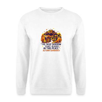 Edinburgh The Deep Shadow That Sleeps In This - Unisex Pullover - Weiß - Vorne - Alina (178cm) & Michal (187cm)