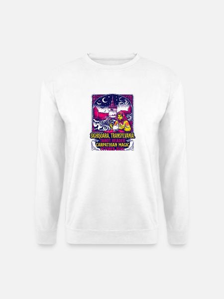 Sighișoara Transylvania Tarot Reader Carpathian - Unisex Pullover - Weiß