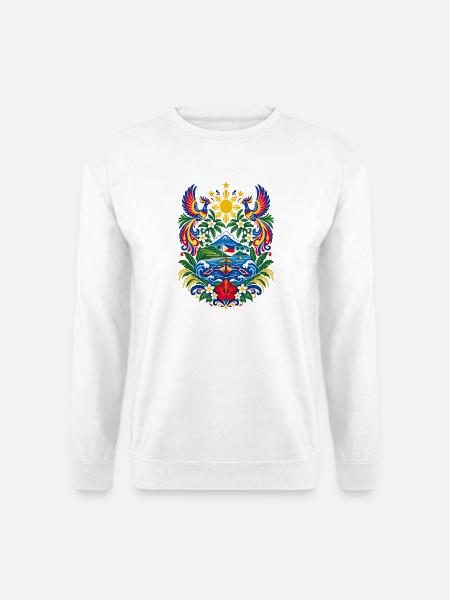 Philippinen | Sonne, Meer & Volkskunst - Unisex Pullover - Weiß