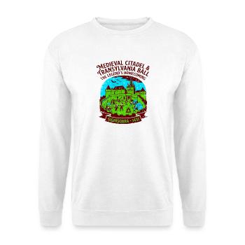 The Medieval Citadel And Transylvania Ball - Unisex Pullover - Weiß - Vorne - Alina (178cm) & Michal (187cm)