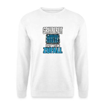 ZFA Geschenk - Unisex Pullover - Weiß - Vorne - Alina (178cm) & Michal (187cm)