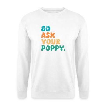 Grandfather Papaw Pop Gramps Granddad Grandpa - Unisex Pullover - Weiß - Vorne - Alina (178cm) & Michal (187cm)
