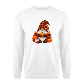 Süße Zwerge unter den Gnomen - Unisex Pullover - Weiß - Vorne - Alina (178cm) & Michal (187cm)