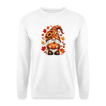 Süße Zwerge unter den Gnomen - Unisex Pullover - Weiß - Vorne - Alina (178cm) & Michal (187cm)