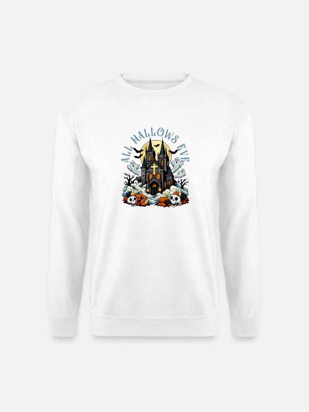 Katholischen Kirche Zu Halloween - Unisex Pullover - Weiß