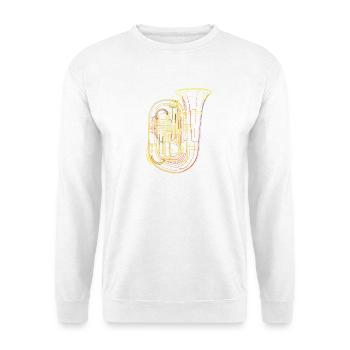 Tuba - Unisex Pullover - Weiß - Vorne - Alina (178cm) & Michal (187cm)