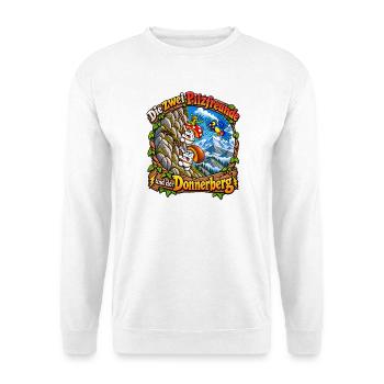 1000206438 - Unisex Pullover - Weiß - Vorne - Alina (178cm) & Michal (187cm)