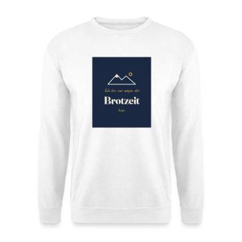Wandern - Unisex Pullover - Weiß - Vorne - Alina (178cm) & Michal (187cm)