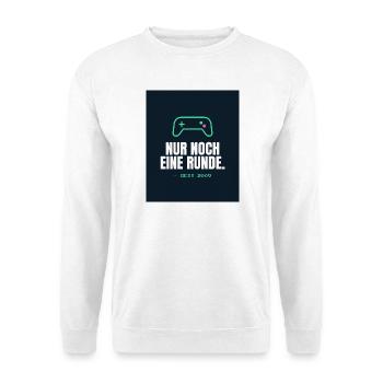 Gamer - Unisex Pullover - Weiß - Vorne - Alina (178cm) & Michal (187cm)