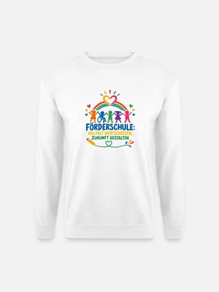 FÖRDERSCHULE Sonderpädagogik - Unisex Pullover - Weiß