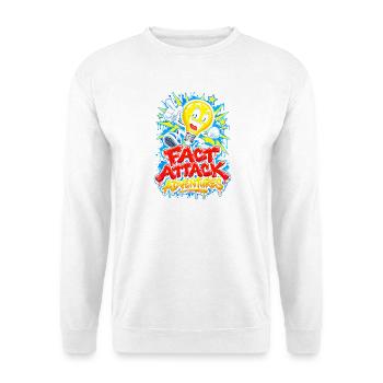 Fact Attack Adventures - Unisex Pullover - Weiß - Vorne - Alina (178cm) & Michal (187cm)
